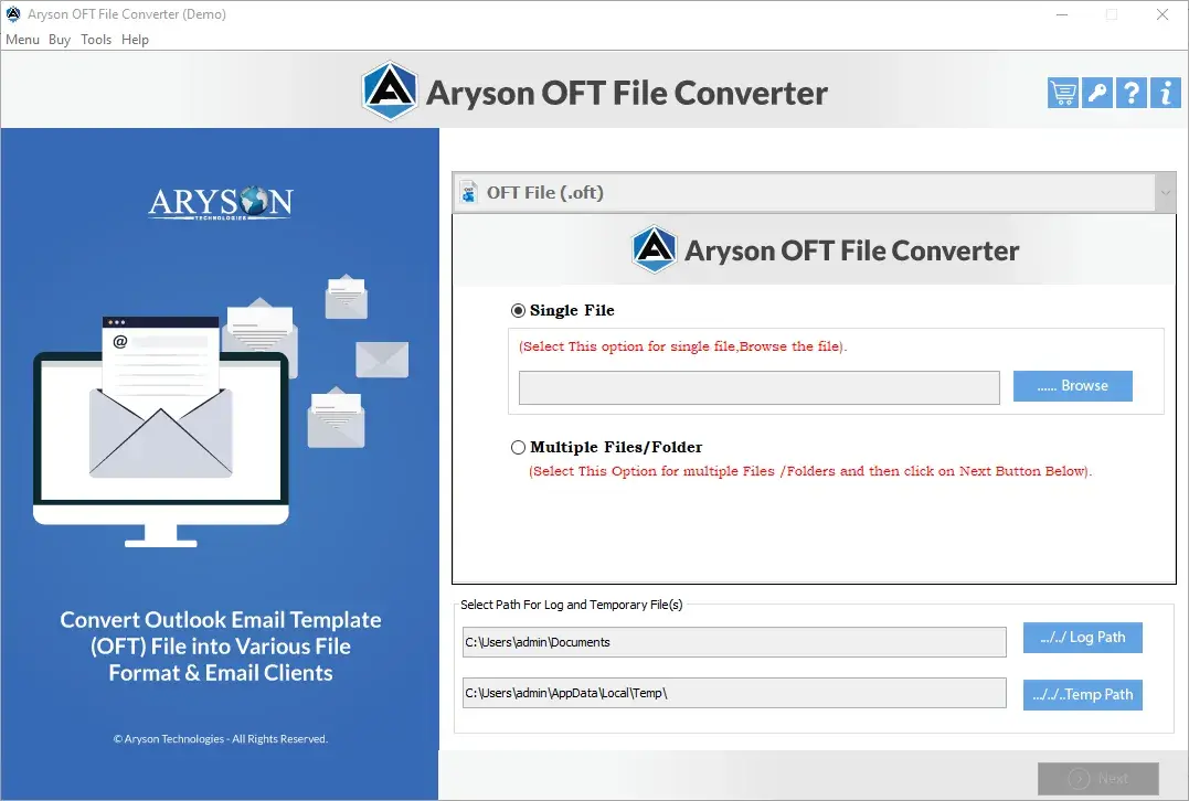 OFT File Converter