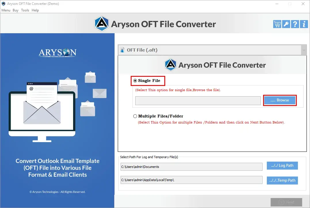 OFT File Converter