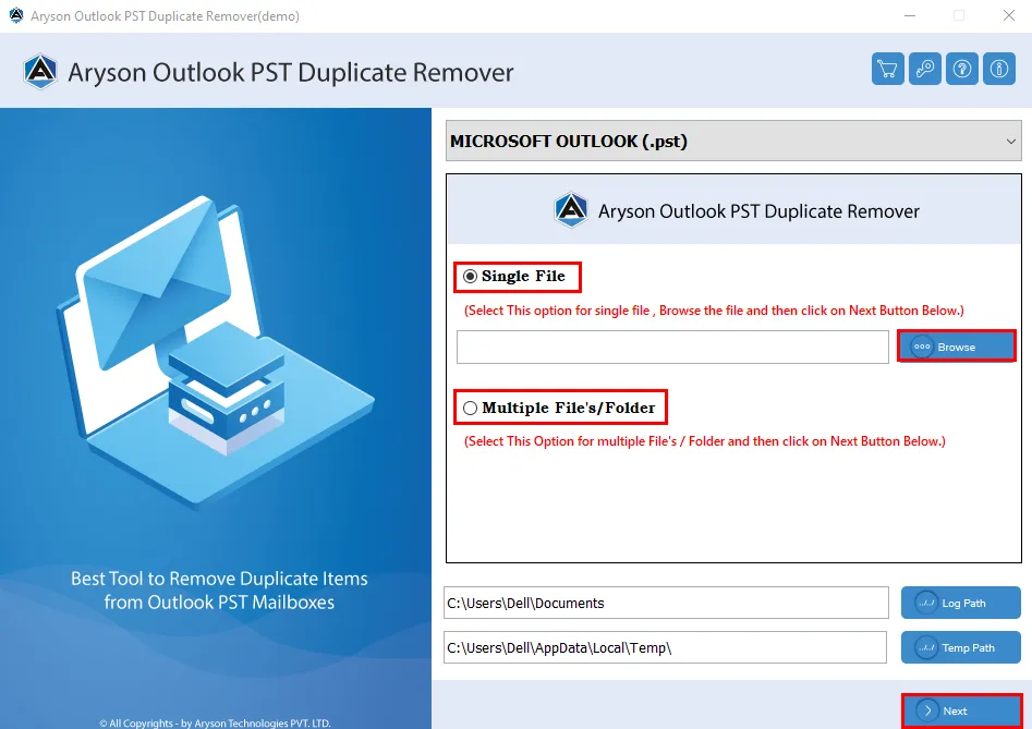 Outlook Duplicate Remover Tool