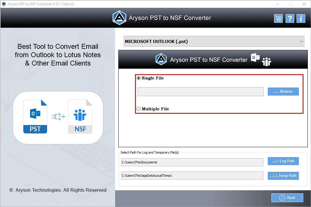 Import PST to Office 365