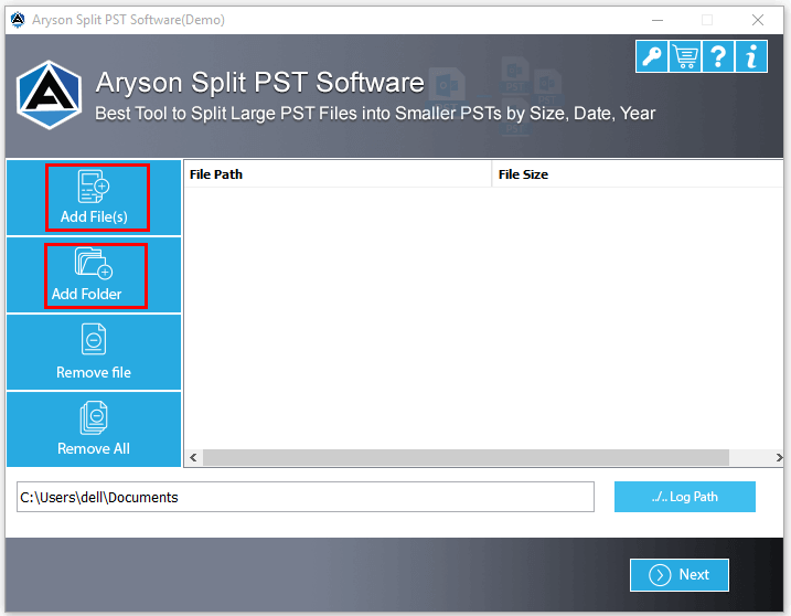 Split PST Software