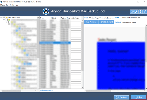 Thunderbird Backup Tool