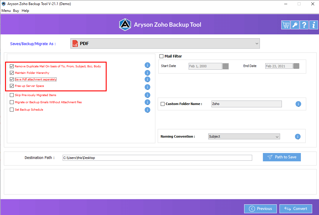 Save to PDF