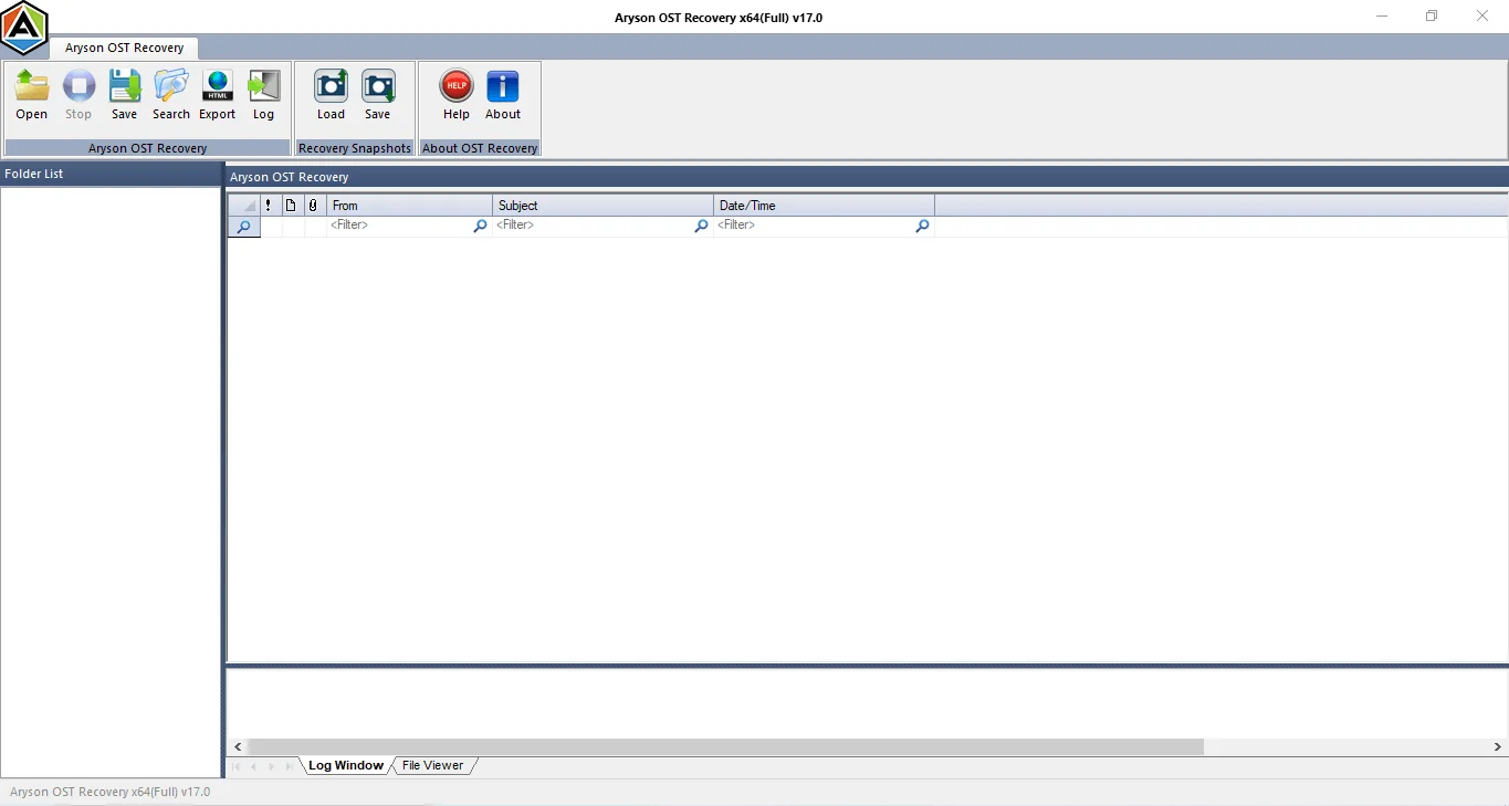 Download the Aryson OST Recovery tool