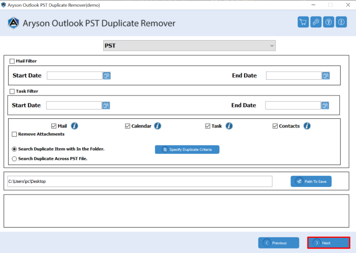 click Next to delete the duplicate