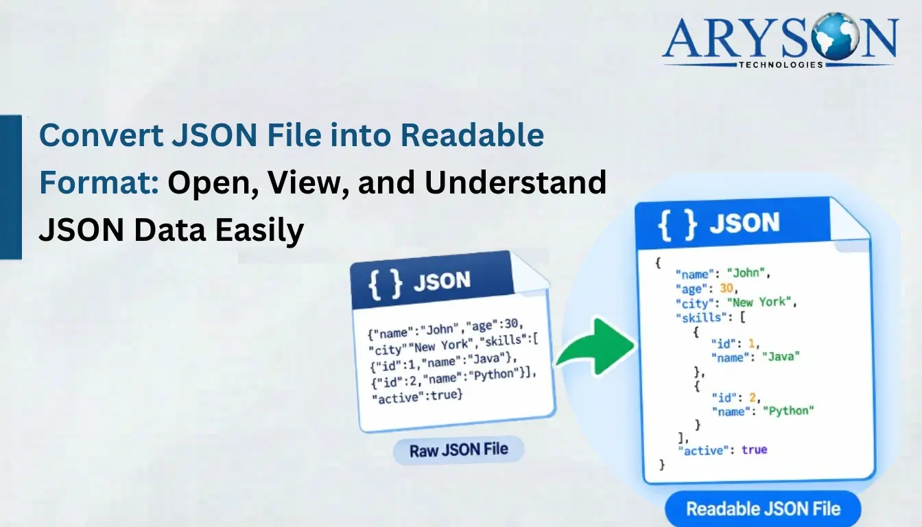 Convert JSON File into Readable Format