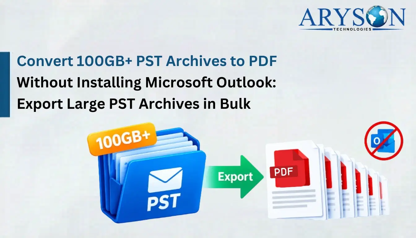 Convert 100GB+ PST Archives to PDF