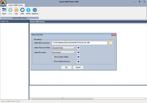 MDB Viewer screenshot MDB Viewer screenshot