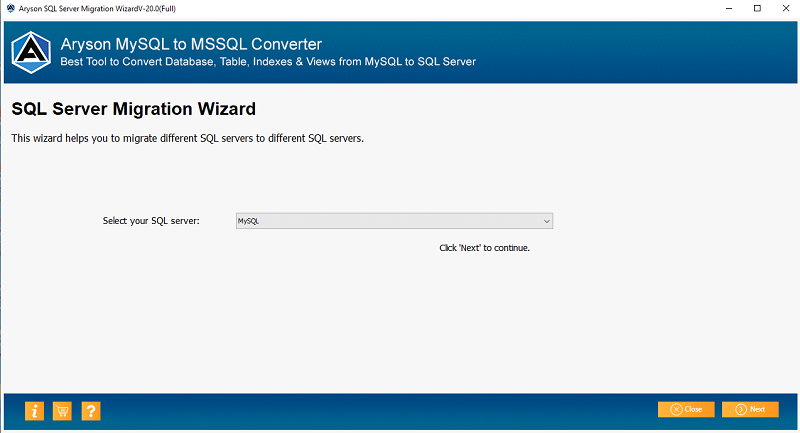 Aryson MySQL to MSSQL Converter 22.2 full