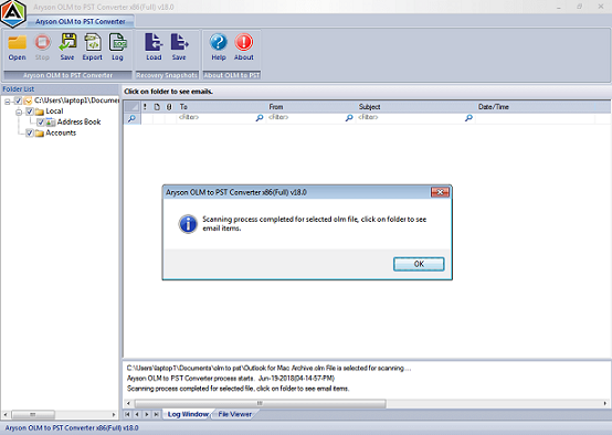 Windows 8 Aryson OLM to PST Converter 22.9 full Windows 8 Aryson OLM to PST Converter full