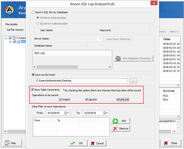 sql log analyzer, aryson sql log analyzer, sql server log analyzer, sql transaction log analyzer, open sql log file