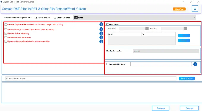 pick the built-in feature of the software