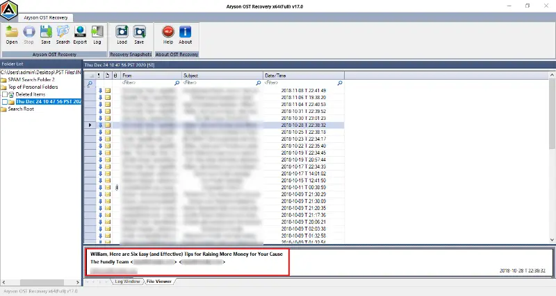 you must cross-verify the OST files before saving