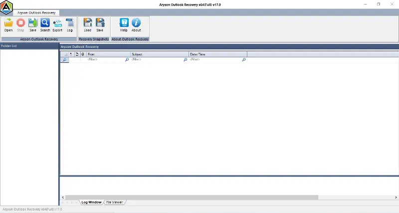 download and install the Aryson Outlook Repair Tool