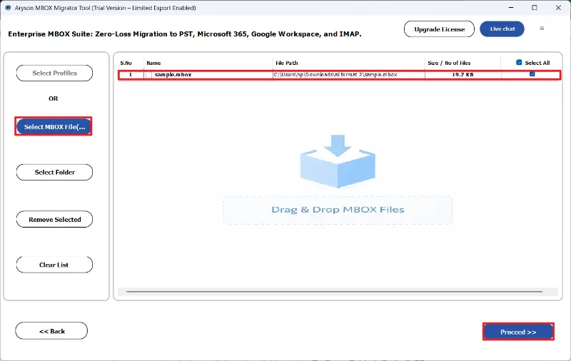 load the required Google Takeout emails to convert