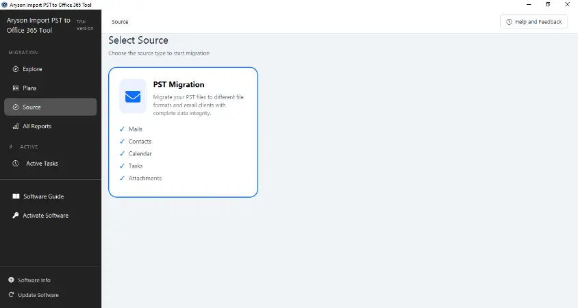 Aryson Import PST to Office 365 Tool