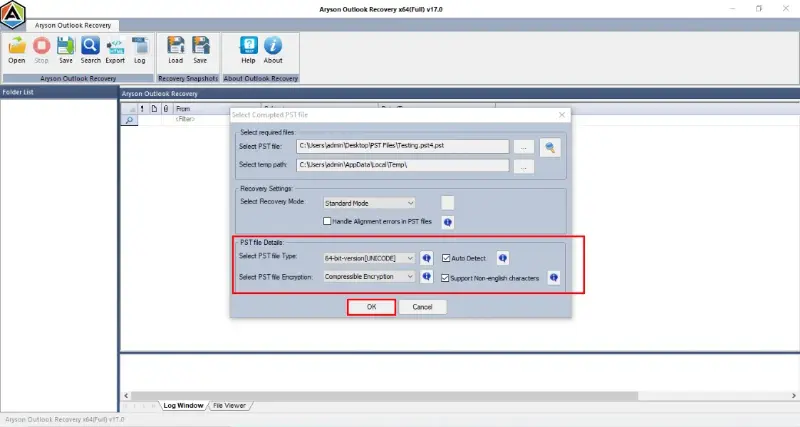 Adjust any additional settings as required